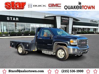Used 2018 GMC Sierra 3500 Base Regular Cab 4x4 Flatbed Truck for sale #Q430064A - photo 1