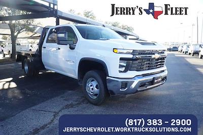 2024 Chevrolet Silverado 3500 Crew Cab 4WD, Bedrock Flatbed Truck for sale #RF444264 - photo 1