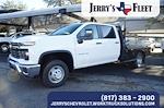 2024 Chevrolet Silverado 3500 Crew Cab 4WD, Bedrock Granite Series Flatbed Truck for sale #RF444778 - photo 4