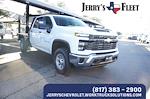 New 2024 Chevrolet Silverado 3500 WT Crew Cab 4WD 8' 6" Bedrock Flatbed Truck for sale #RF459386 - photo 1