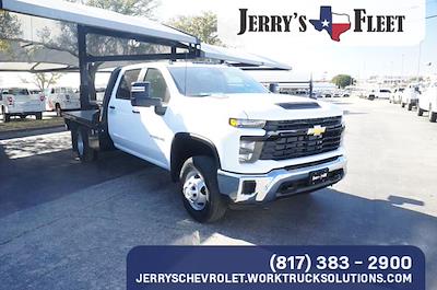 New 2025 Chevrolet Silverado 3500 Work Truck Crew Cab 4WD 9' 4" CM Truck Beds Flatbed Truck for sale #SF144514 - photo 1