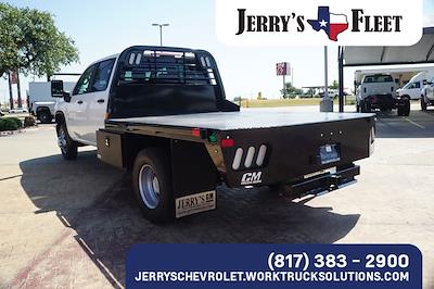 New 2025 Chevrolet Silverado 3500 Work Truck Crew Cab 4WD 9' 4" CM Truck Beds Steel Flatbed Truck with Gooseneck Hitch for sale #SF289330 - photo 2