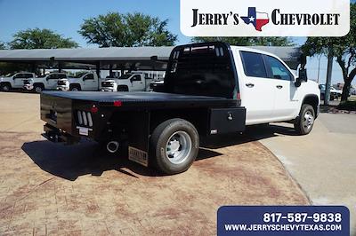 New 2025 Chevrolet Silverado 3500 Work Truck Crew Cab 4WD 9' 4" CM Truck Beds Steel Flatbed Truck with Gooseneck Hitch for sale #SF289330 - photo 2