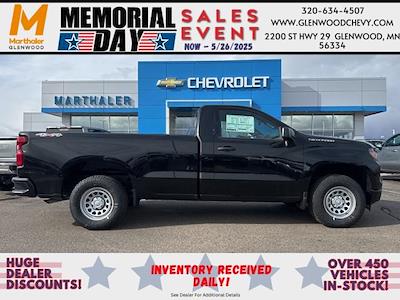 New 2025 Chevrolet Silverado 1500 Work Truck Regular Cab 4WD Pickup for sale #250797 - photo 1