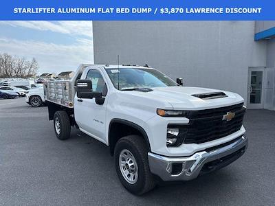 New 2025 Chevrolet Silverado 3500 Work Truck Regular Cab 4WD Flatbed Dump Truck for sale #250147 - photo 1