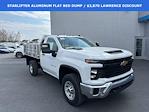 New 2025 Chevrolet Silverado 3500 Work Truck Regular Cab 4WD Flatbed Dump Truck for sale #250147 - photo 1