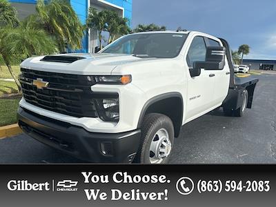 New 2024 Chevrolet Silverado 3500 Work Truck Crew Cab 4WD Flatbed Truck for sale #N4152T - photo 1