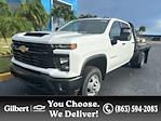 New 2024 Chevrolet Silverado 3500 Work Truck Crew Cab 4WD Flatbed Truck for sale #N4152T - photo 1