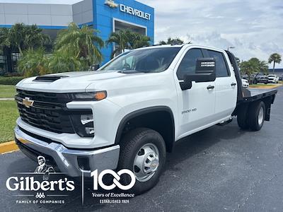 New 2025 Chevrolet Silverado 3500 Work Truck Crew Cab 4x4 9' 4" CM Truck Beds Steel Flatbed Truck with Gooseneck Hitch for sale #NC5749 - photo 1