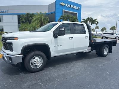 New 2025 Chevrolet Silverado 3500 Work Truck Crew Cab 4x4 9' 4" CM Truck Beds Steel Flatbed Truck with Gooseneck Hitch for sale #NC5749 - photo 2