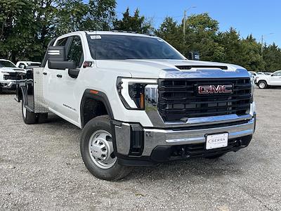 New 2025 GMC Sierra 3500 Pro Crew Cab 4WD 9' 4" CM Truck Beds Steel Flatbed Truck for sale #C256633 - photo 1