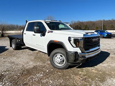 New 2024 GMC Sierra 3500 Pro Crew Cab 4x4 9' 2" Commercial Truck & Van Equipment Flatbed Truck for sale #C46395 - photo 1