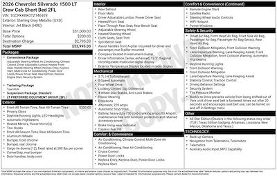 New 2026 Chevrolet Silverado 1500 LT Crew Cab for sale #260381 - photo 1