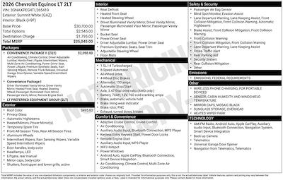 New 2026 Chevrolet Equinox LT AWD SUV for sale #260979 - photo 2