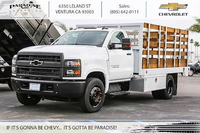 Used 2021 Chevrolet Silverado 4500 Work Truck Regular Cab 4x2 12' Royal Stake Bed for sale #P0338 - photo 1