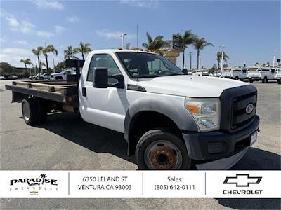 2011 Ford F-550 Regular Cab DRW RWD Flatbed Truck for sale #P1079 - photo 1