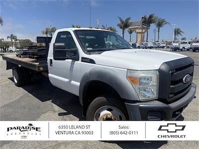 2011 Ford F-550 Regular Cab DRW RWD Flatbed Truck for sale #P1080 - photo 1