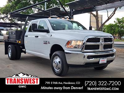 2015 Ram 3500 Crew Cab DRW 4x4 Flatbed Truck for sale #CU16372 - photo 1