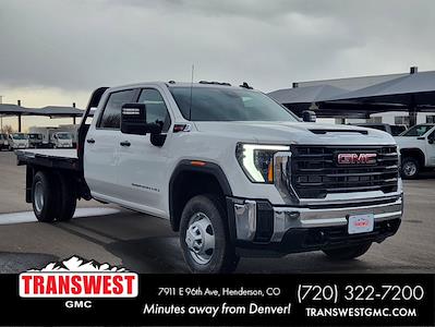 New 2025 GMC Sierra 3500 Pro Crew Cab 4WD 9' 4" Flatbed Truck for sale #G250268 - photo 1