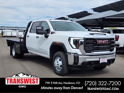 New 2026 GMC Sierra 3500 Pro Crew Cab 4WD 9' 6" CM Truck Beds Flatbed Truck with Gooseneck Hitch for sale #G260067 - photo 1