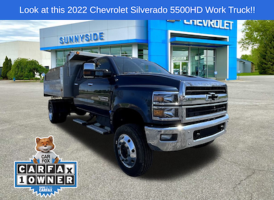 2022 Chevrolet Silverado 5500 Crew Cab DRW 4x4, Godwin 150U Dump Truck for sale #903895A - photo 1