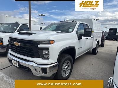 New 2025 Chevrolet Silverado 3500 Work Truck Double Cab 4WD 8' 2" Reading Enclosed Service Body for sale #251892 - photo 1