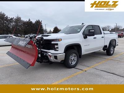 New 2025 Chevrolet Silverado 2500 Work Truck Double Cab 4x4 Plow Truck BOSS Straight Plow for sale #25651 - photo 1