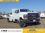 2023 Chevrolet Silverado 5500 Crew Cab DRW 4WD, Royal Truck Body Flatbed Truck for sale #P0646 - photo 1