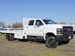 2023 Chevrolet Silverado 5500 Crew Cab DRW 4WD, Royal Truck Body Flatbed Truck for sale #P0646 - photo 3