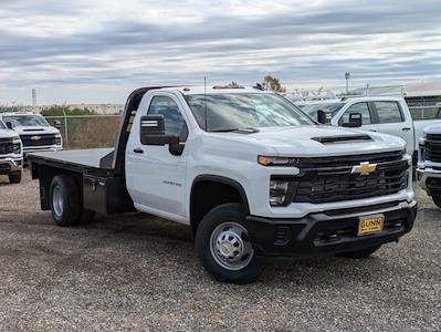 2024 Chevrolet Silverado 3500 Regular Cab RWD, CM Truck Beds RD Model Flatbed Truck for sale #CC240586 - photo 1