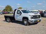 New 2025 Chevrolet Silverado 3500 Work Truck Regular Cab 4WD 9' 6" Knapheide Steel Flatbed Truck for sale #CC250404 - photo 3