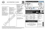 Used 2014 Nissan Frontier SV Crew Cab 4WD Pickup for sale #F410883 - photo 5