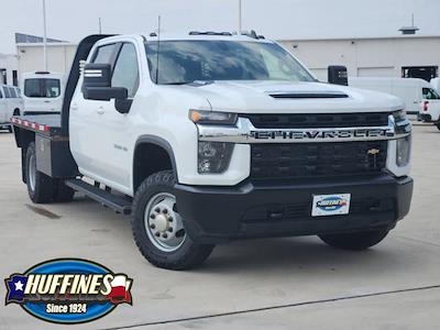 Used 2021 Chevrolet Silverado 3500 4WD Crew Cab 177 WB, 60 CA LT Crew Cab 4x4 Flatbed Truck for sale #P2274 - photo 1