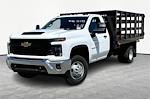 New 2025 Chevrolet Silverado 3500 Work Truck Regular Cab 12' 4" Reading Steel Flatbed Truck for sale #C250308 - photo 4