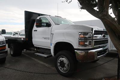 New 2024 Chevrolet Silverado 5500 Work Truck Regular Cab 4WD 12' Blue Ridge Manufacturing Flatbed Dump Truck for sale #CR59821 - photo 1