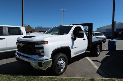 New 2025 Chevrolet Silverado 3500 Work Truck Regular Cab 4WD 12' 5" Knapheide Steel Flatbed Truck for sale #CS30804 - photo 1