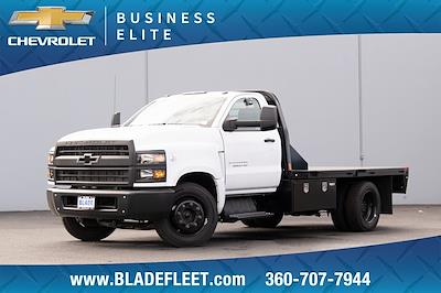 2023 Chevrolet Silverado 5500 Regular Cab DRW RWD, CM Truck Beds RD Model Flatbed Truck for sale #15377 - photo 1