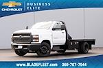 2023 Chevrolet Silverado 5500 Regular Cab DRW RWD, CM Truck Beds RD Model Flatbed Truck for sale #15377 - photo 1