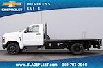 2023 Chevrolet Silverado 5500 Regular Cab DRW RWD, CM Truck Beds RD Model Flatbed Truck for sale #15377 - photo 5