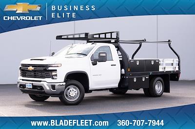 2024 Chevrolet Silverado 3500 Regular Cab 4x4, CM Truck Beds Contractor Truck for sale #16378 - photo 1