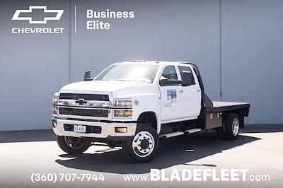 2024 Chevrolet Silverado 5500 Crew Cab DRW 4WD Flatbed Truck for sale #17214 - photo 1