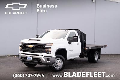 New 2025 Chevrolet Silverado 3500 Regular Cab Steel Flatbed Truck for sale #17441 - photo 1