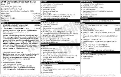 Used 2024 Chevrolet Express 2500 - photo 1