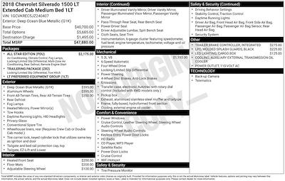 Used 2018 Chevrolet Silverado 1500 LT Double Cab for sale #1A1072B - photo 2