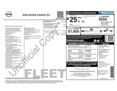 Used 2020 Nissan NV200 Empty Cargo Van for sale #1A1088 - photo 2