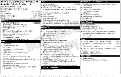 2017 Chevrolet Silverado 1500 Double Cab 4WD Pickup for sale #1C1076A - photo 2