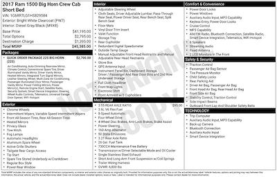 Used 2017 Ram 1500 Big Horn Crew Cab for sale #1C1166A - photo 2