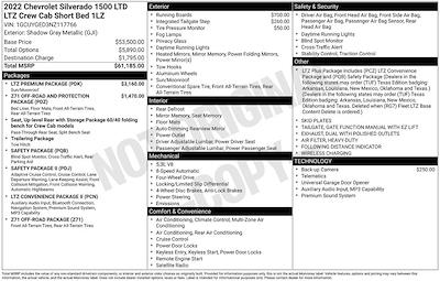 Used 2022 Chevrolet Silverado 1500 LTZ Crew Cab for sale #1C1383A - photo 2