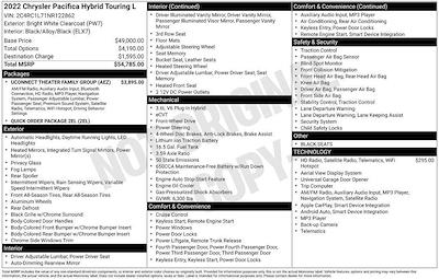 Used 2022 Chrysler Pacifica - photo 1