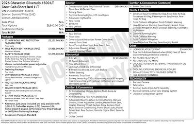 New 2026 Chevrolet Silverado 1500 LT Crew Cab for sale #1T1324 - photo 2